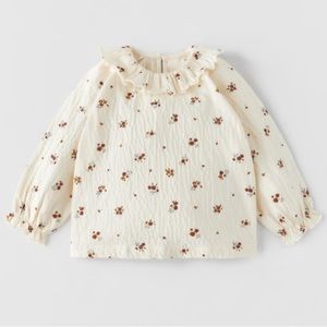 ZARA Baby Structured Floral Shirt